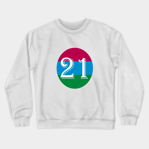 21 Years Crewneck Sweatshirt by yayor